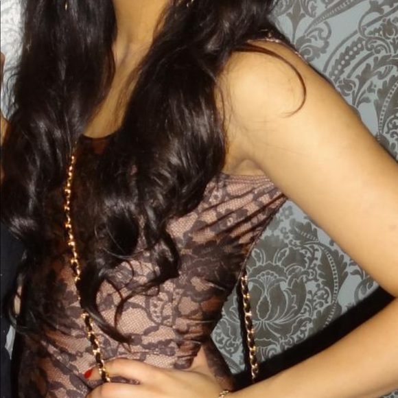 American Apparel Lace Print Nylon Scoop Back, sz S - Picture 10 of 11